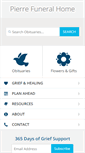 Mobile Screenshot of pierrefuneralhome.com